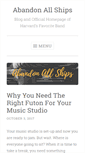 Mobile Screenshot of abandonallships.com